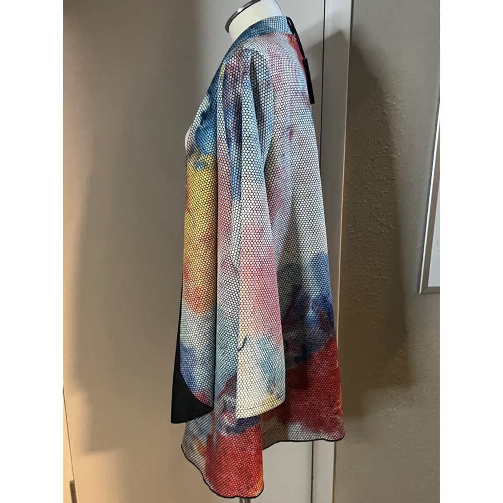 Nwt womens cardigan jackt retro style by radzoli  multicolor - Picture 14 of 14